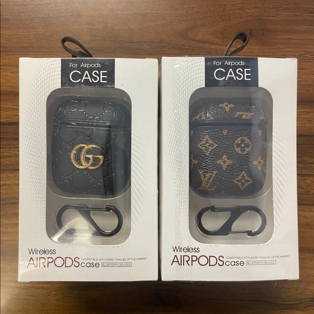 Fashion Designer Air Pod Cases. 2 Designs - Brand New for generation 1 & 2